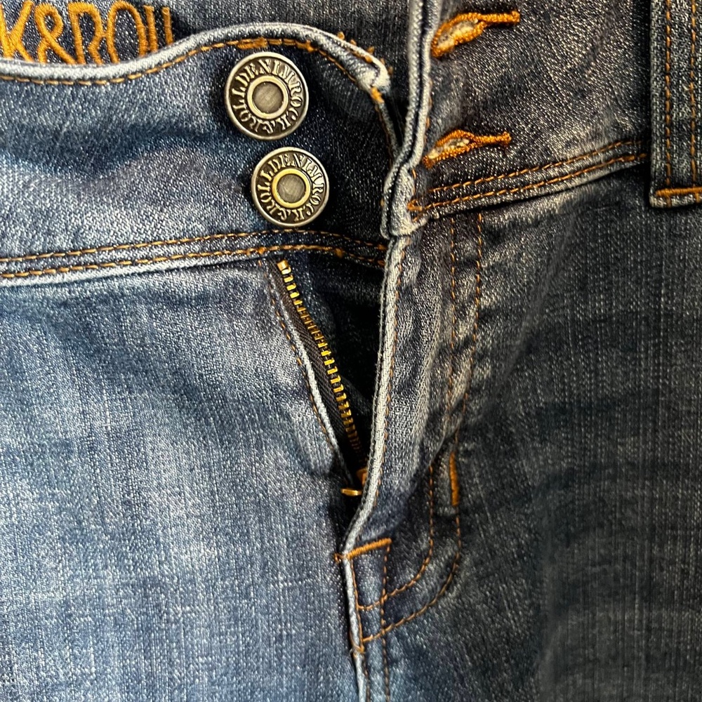 Rock n Roll Cowgirl Mid Rise Trouser Jeans 29 x 34